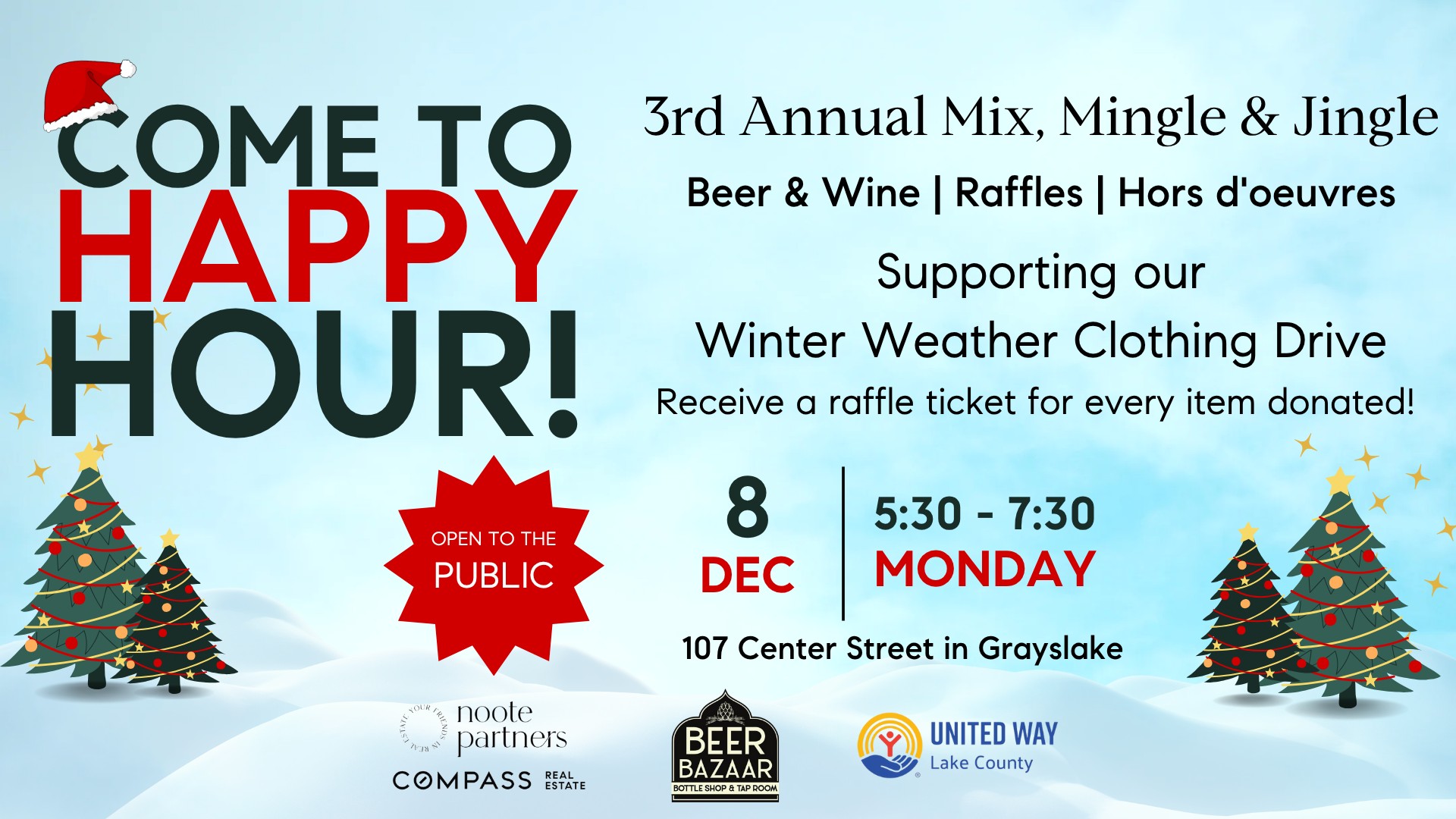 3rd Annual Mix, Mingle, and Jingle at Beer Bazaar